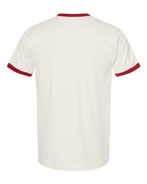 Tultex Men's Fine Jersey Ringer T-Shirt-2