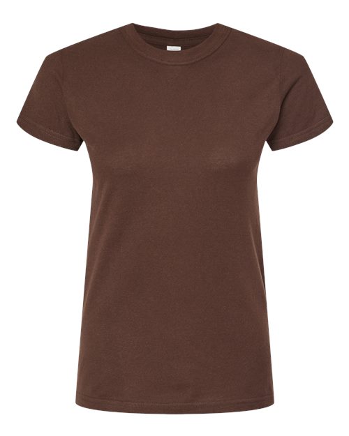 Tultex Women's Fine Jersey Slim Fit T-Shirt-1
