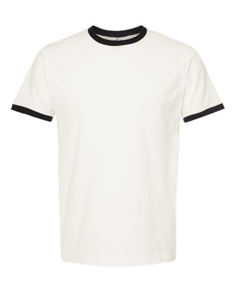 Tultex Men's Fine Jersey Ringer T-Shirt-1