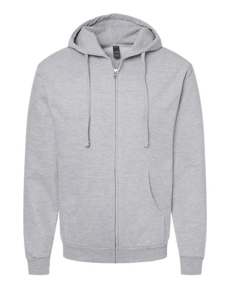 Tultex Men's Full-Zip Hooded Sweatshirt-1