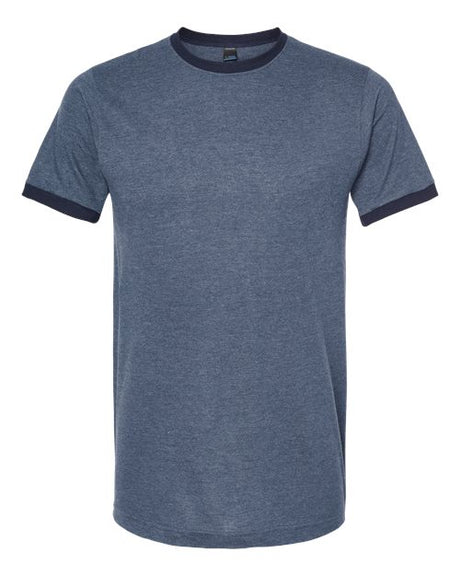 Tultex Men's Fine Jersey Ringer T-Shirt-1