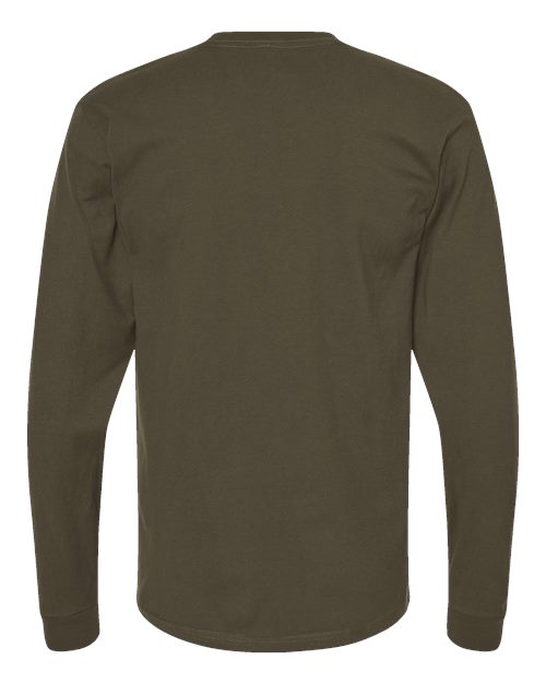 Tultex Men's Heavyweight Jersey Long Sleeve T-Shirt-2