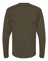 Tultex Men's Heavyweight Jersey Long Sleeve T-Shirt-2