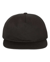 YP Classics Lightly-Structured Five-Panel Snapback Cap-1