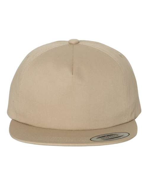 YP Classics Lightly-Structured Five-Panel Snapback Cap-1