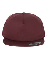 YP Classics Lightly-Structured Five-Panel Snapback Cap-1