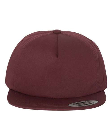 YP Classics Lightly-Structured Five-Panel Snapback Cap-1