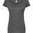 Tultex Women's Poly-Rich Scoop Neck T-Shirt-1