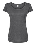 Tultex Women's Poly-Rich Scoop Neck T-Shirt-1