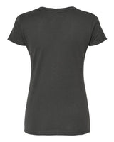 Tultex Women's Fine Jersey V-Neck T-Shirt-2