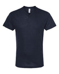 Tultex Men's Poly-Rich V-Neck T-Shirt-1