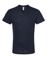 Tultex Men's Poly-Rich V-Neck T-Shirt-1