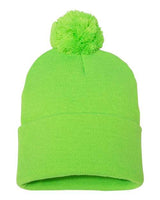 Sportsman 12" Pom-Pom Cuffed Beanie