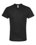 Tultex Men's Poly-Rich V-Neck T-Shirt-1