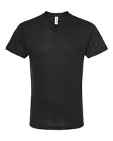 Tultex Men's Poly-Rich V-Neck T-Shirt-1