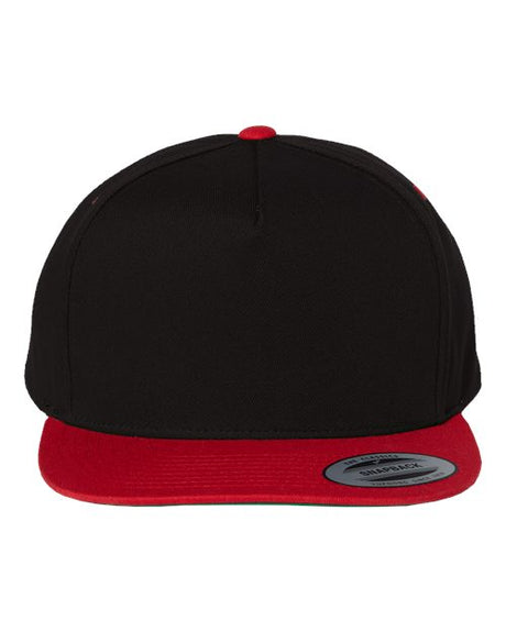 YP Classics Five-Panel Cotton Twill Snapback Cap-1