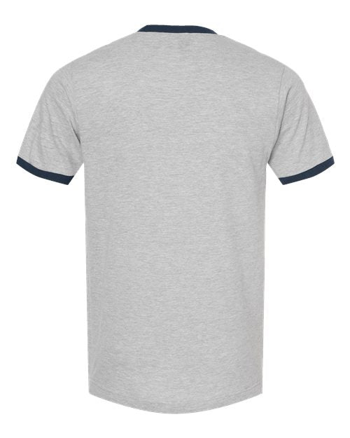 Tultex Men's Fine Jersey Ringer T-Shirt-2