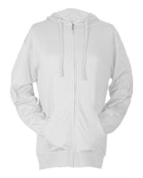 Tultex Men's Beach Full-Zip Hooded Long Sleeve T-Shirt-1