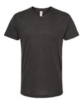Tultex Men's Poly-Rich V-Neck T-Shirt-1