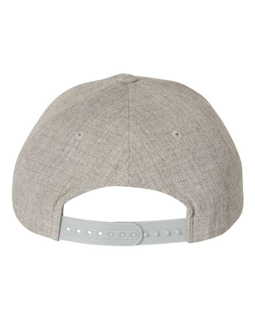 YP Classics Premium Five-Panel Curved Bill Snapback Cap-2