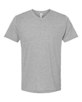 Tultex Men's Poly-Rich V-Neck T-Shirt-1