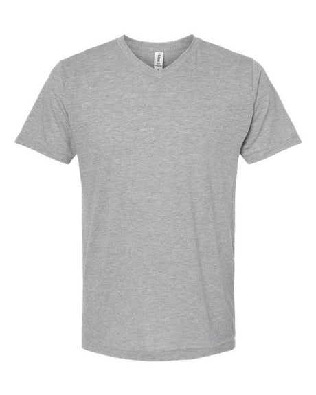 Tultex Men's Poly-Rich V-Neck T-Shirt-1