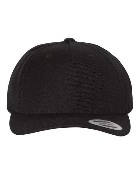 YP Classics Premium Five-Panel Curved Bill Snapback Cap-1