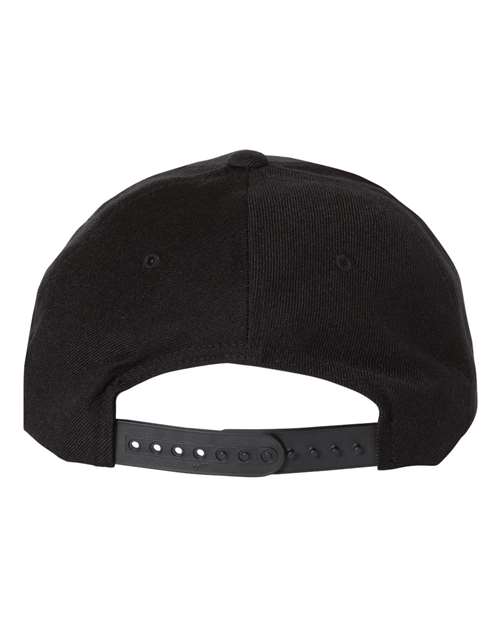 YP Classics Premium Five-Panel Curved Bill Snapback Cap-2