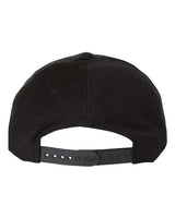 YP Classics Premium Five-Panel Curved Bill Snapback Cap-2