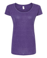 Tultex Women's Poly-Rich Scoop Neck T-Shirt-1