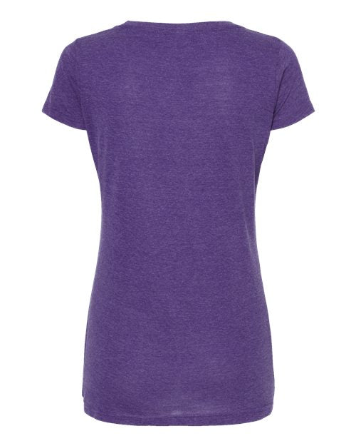 Tultex Women's Poly-Rich Scoop Neck T-Shirt-2