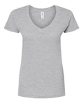 Tultex Women's Fine Jersey V-Neck T-Shirt-1