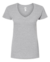 Tultex Women's Fine Jersey V-Neck T-Shirt-1