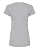 Tultex Women's Fine Jersey V-Neck T-Shirt-2