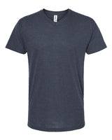 Tultex Men's Poly-Rich V-Neck T-Shirt-1