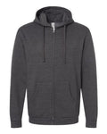 Tultex Men's Full-Zip Hooded Sweatshirt-1