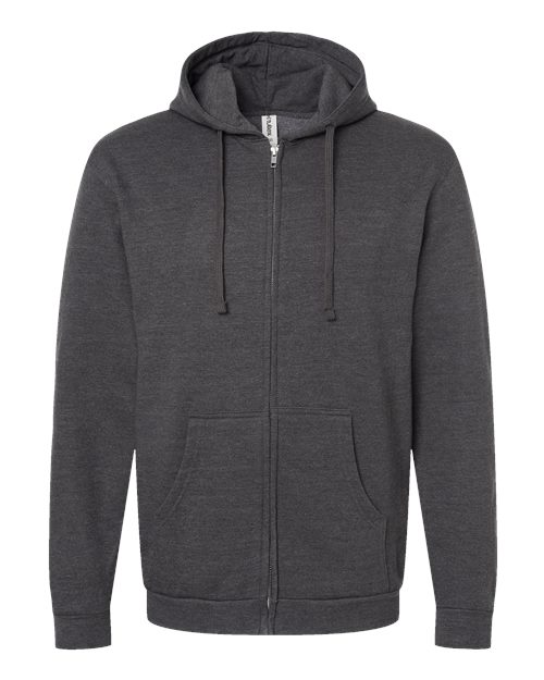 Tultex Men's Full-Zip Hooded Sweatshirt-1