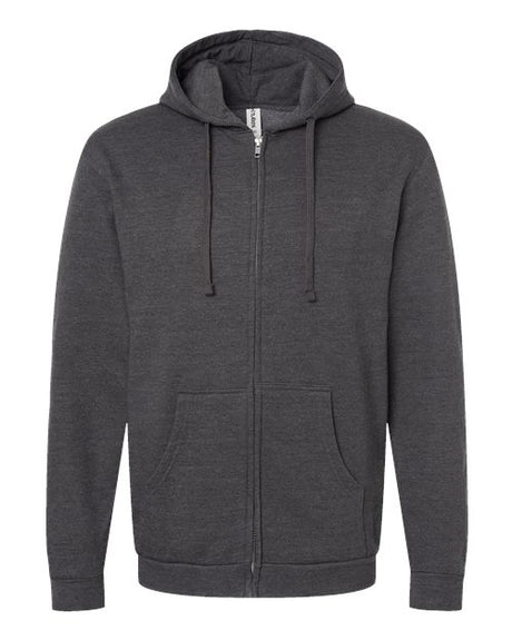 Tultex Men's Full-Zip Hooded Sweatshirt-1