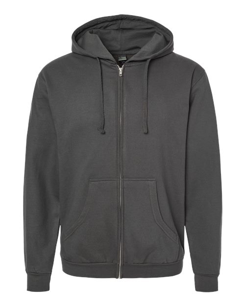Tultex Men's Full-Zip Hooded Sweatshirt-1