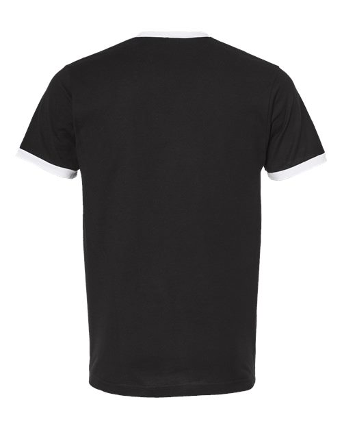 Tultex Men's Fine Jersey Ringer T-Shirt-2