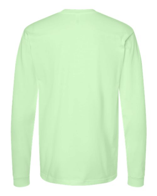 Tultex Men's Heavyweight Jersey Long Sleeve T-Shirt-2