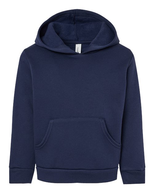 Bella + Canvas Toddler Sponge Fleece Pullover Hoodie Sweatshirt-1