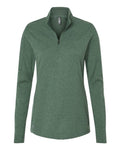 adidas Women's 3-Stripes Quarter-Zip Sweater Pullover-1