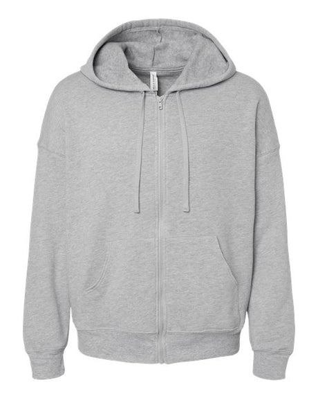 BELLA + CANVAS Men's Sponge Fleece DTM Full-Zip Hoodie Sweatshirt-1