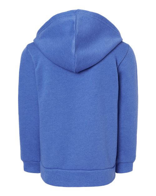 BELLA + CANVAS Toddler Sponge Fleece Full-Zip Hoodie Sweatshirt-2