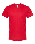 Tultex Men's Poly-Rich V-Neck T-Shirt-1
