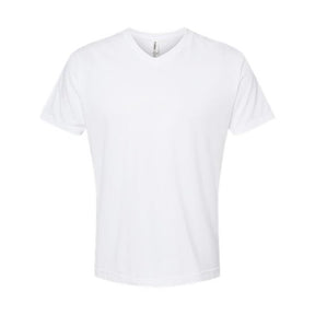 Tultex Men's Poly-Rich V-Neck T-Shirt-1
