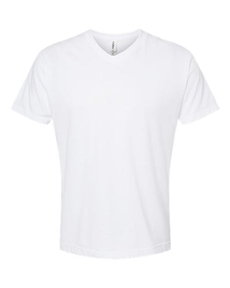 Tultex Men's Poly-Rich V-Neck T-Shirt-1