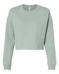 Independent Trading Co. Women's Lightweight Crop Crewneck Sweatshirt-1