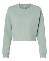 Independent Trading Co. Women's Lightweight Crop Crewneck Sweatshirt-1